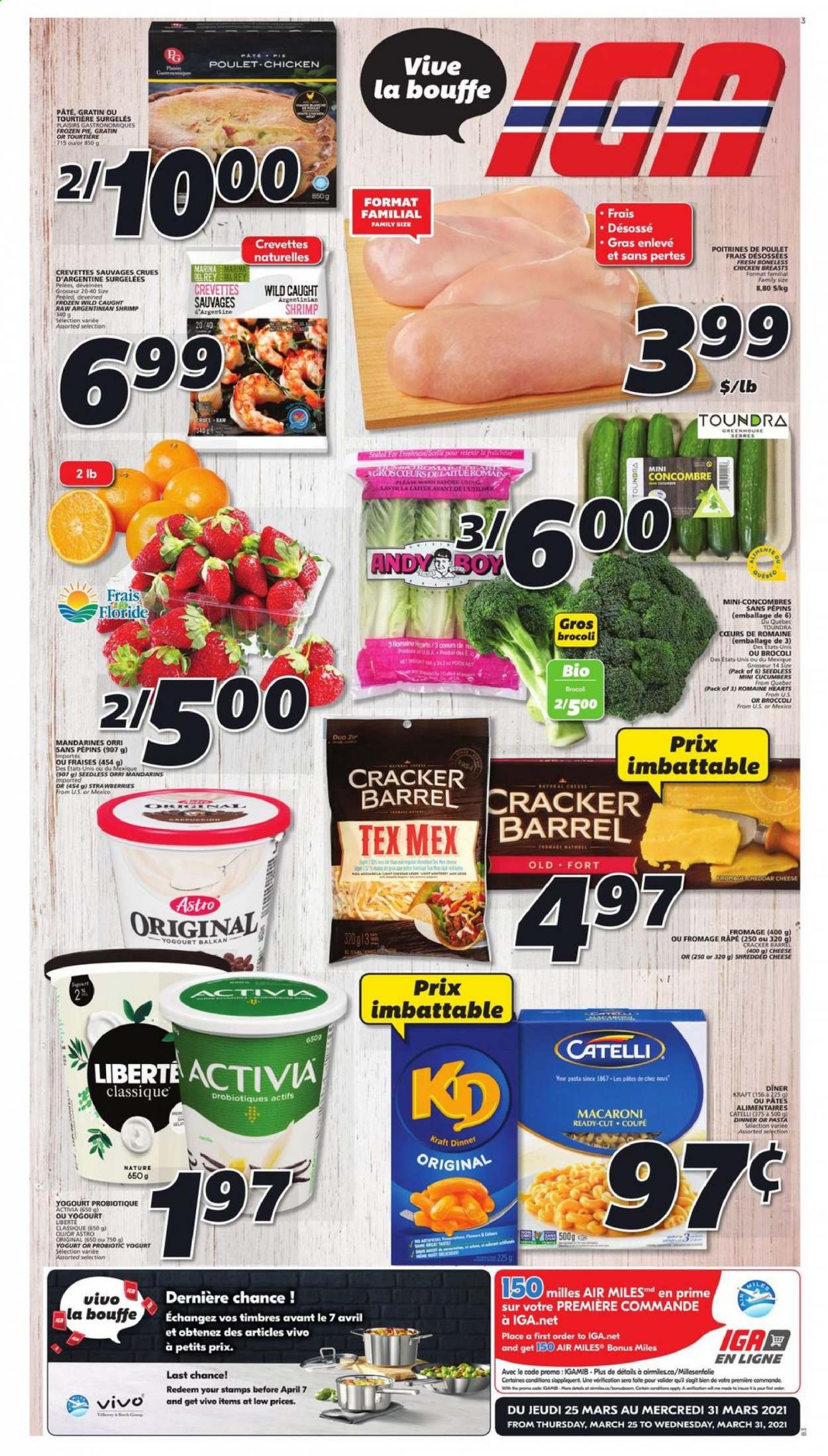 IGA flyer - March 25, 2021 - March 31, 2021. Page 1