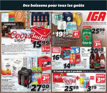 Circulaire IGA - 25 Mars 2021 - 31 Mars 2021.