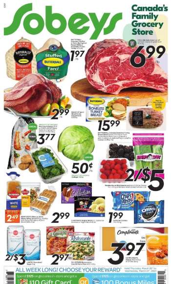 Sobeys Flyer - March 25, 2021 - March 31, 2021.