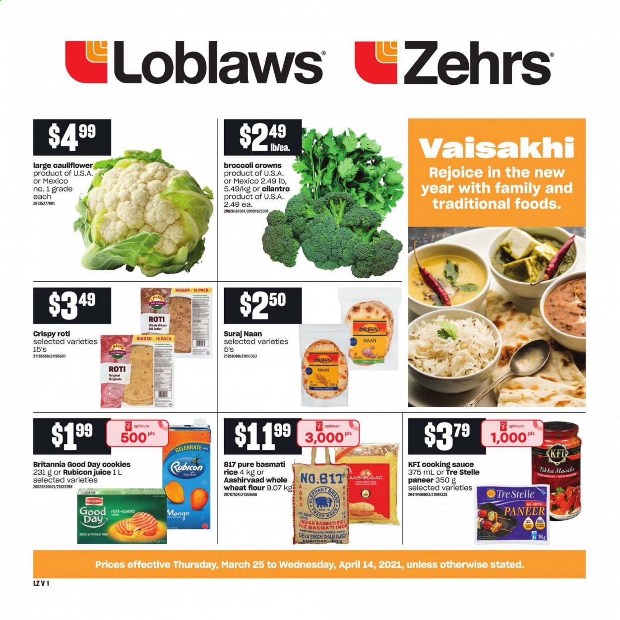 Loblaws flyer - March 25, 2021 - April 14, 2021. Page 1
