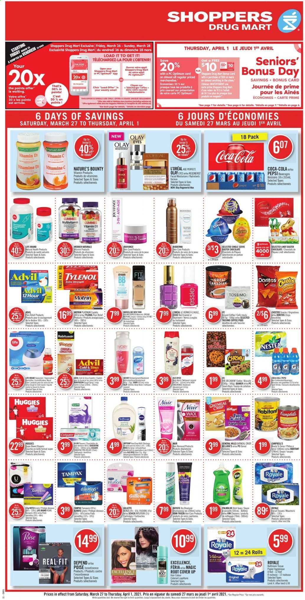 Shoppers Drug Mart flyer - March 27, 2021 - April 01, 2021. Page 1