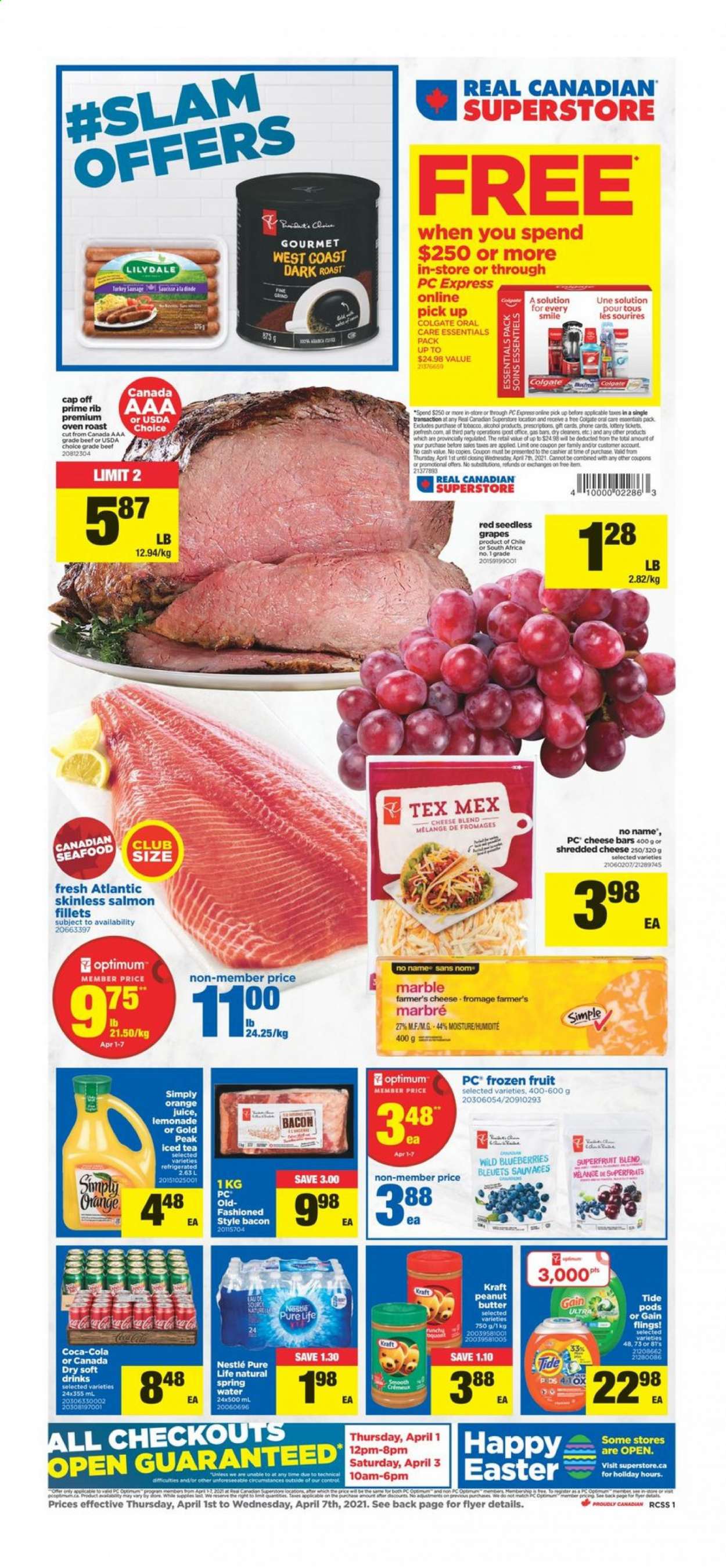 Real Canadian Superstore flyer - April 01, 2021 - April 07, 2021. Page 1