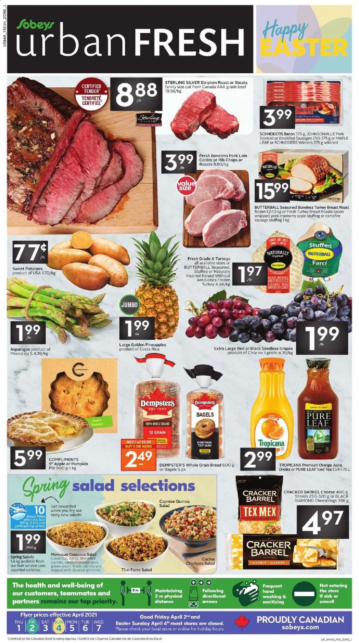 Sobeys Urban Fresh flyer - April 01, 2021 - April 07, 2021. Page 1