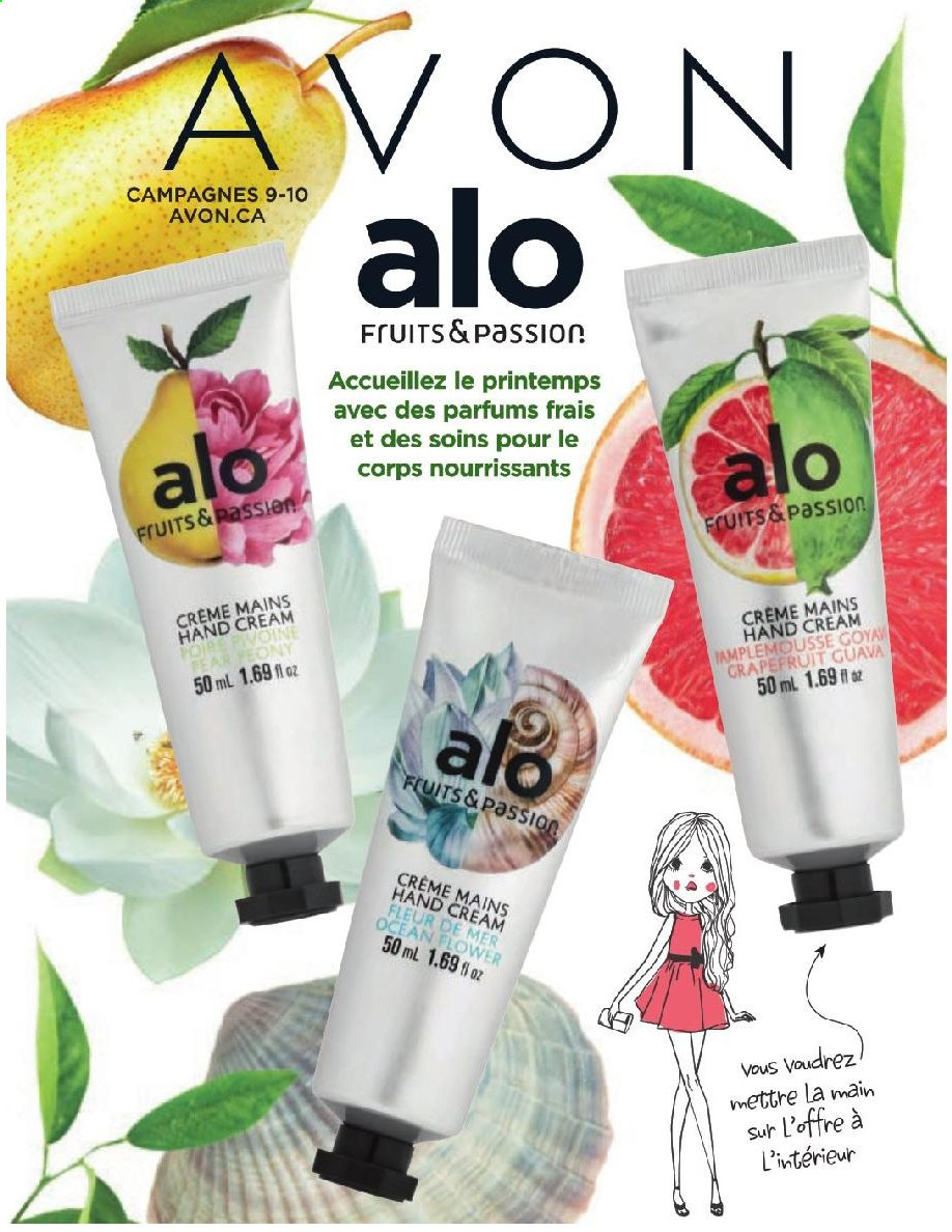thumbnail - Avon Flyer - Sales products - Avon, hand cream. Page 1.