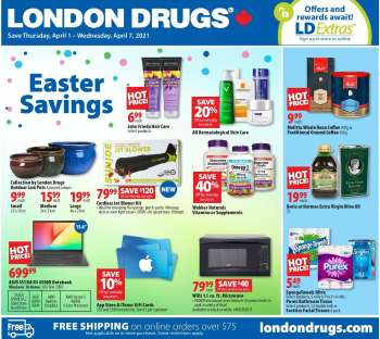 Circulaire London Drugs - 01 Avril 2021 - 07 Avril 2021.