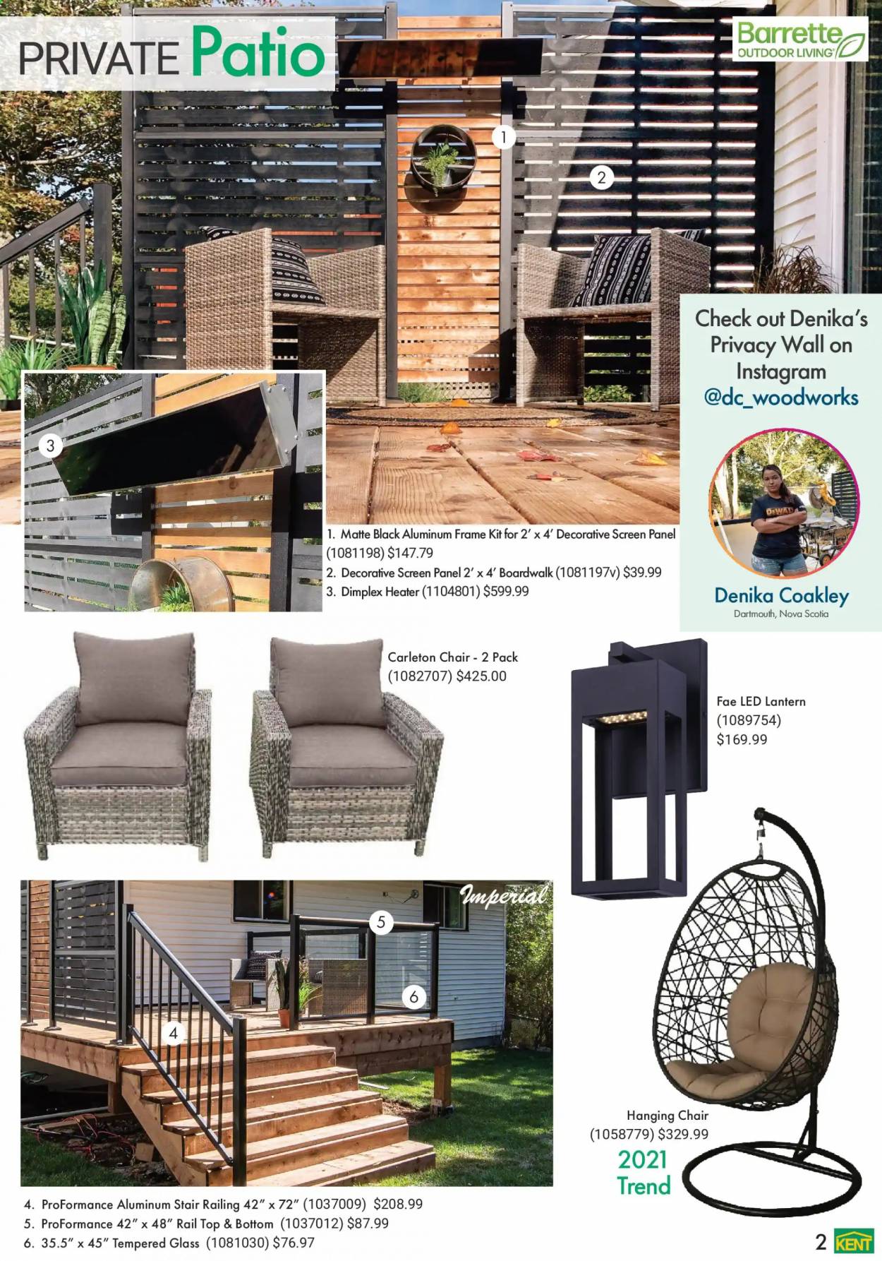 thumbnail - Kent Flyer - April 01, 2021 - April 28, 2021 - Sales products - lantern, heater, chair. Page 2.