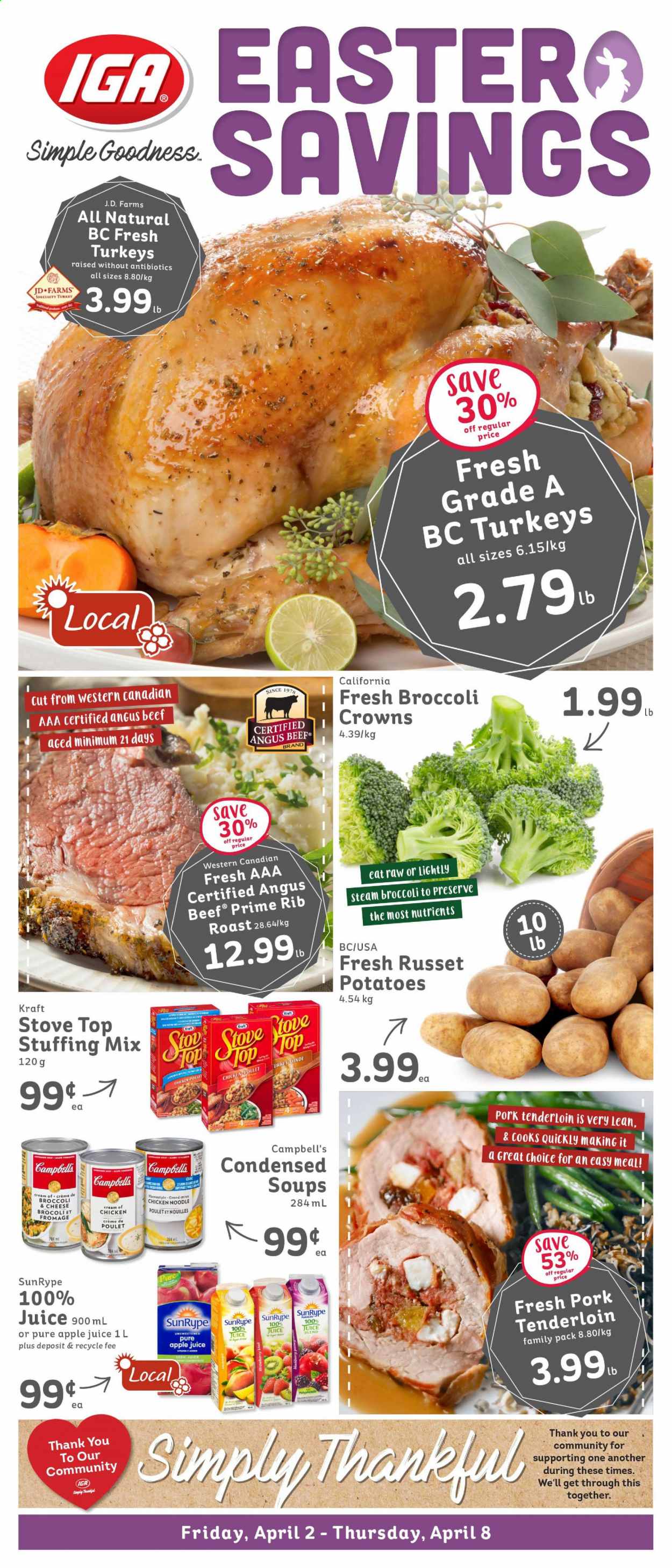 IGA Simple Goodness flyer - April 02, 2021 - April 08, 2021. Page 1