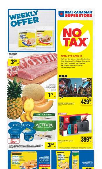 Circulaire Real Canadian Superstore - 08 Avril 2021 - 14 Avril 2021.