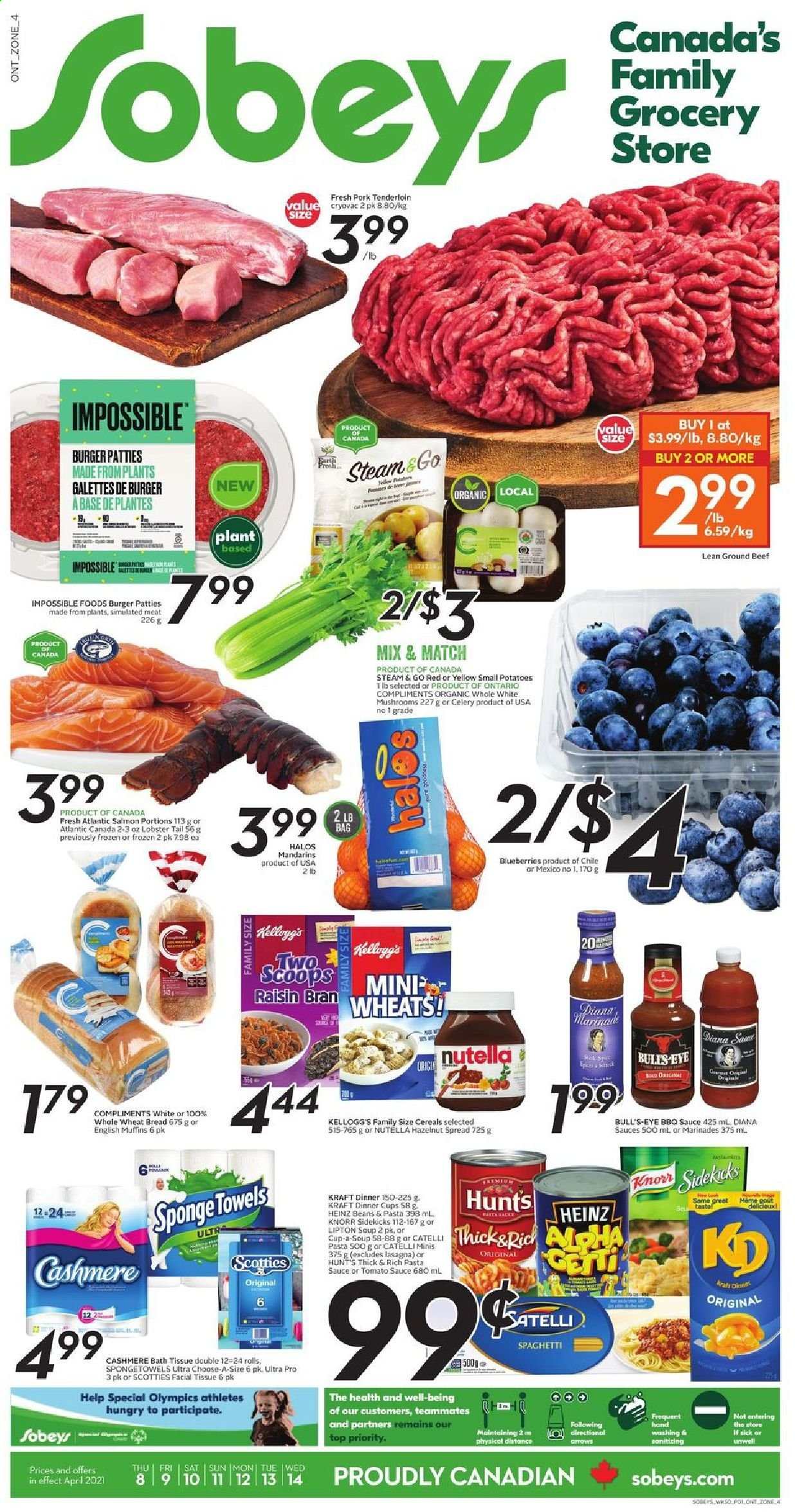 Sobeys flyer - April 08, 2021 - April 14, 2021. Page 1