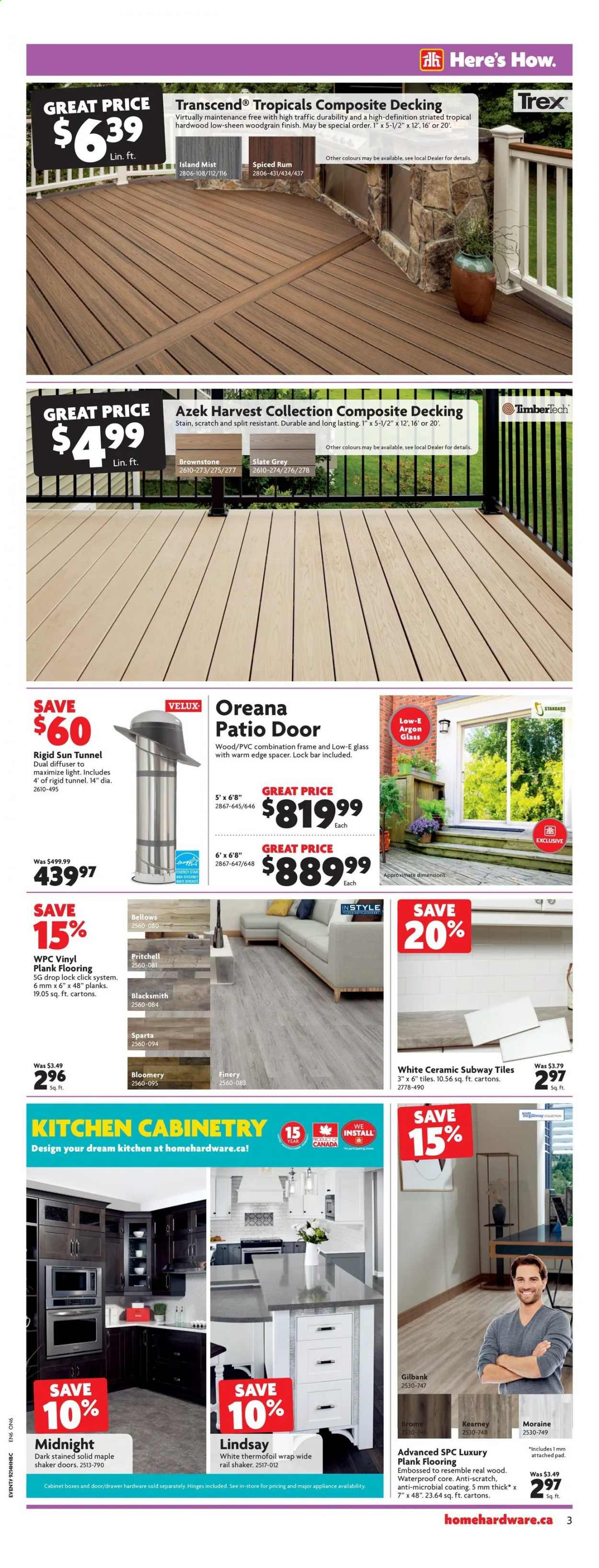 thumbnail - Home Hardware Building Centre Flyer - April 08, 2021 - April 14, 2021 - Sales products - diffuser, cabinet, flooring, decking. Page 4.