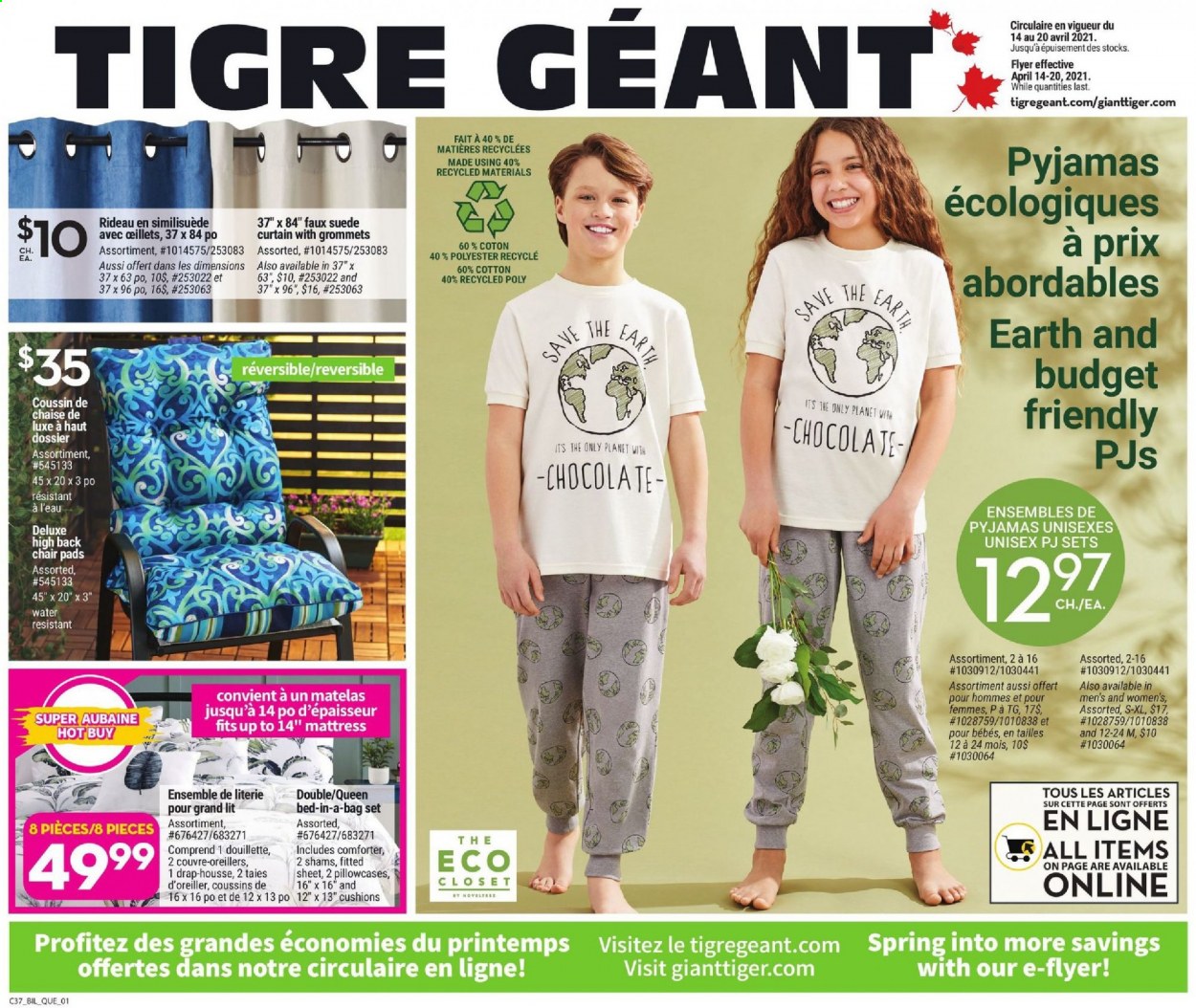 Giant Tiger flyer - April 14, 2021 - April 20, 2021. Page 1