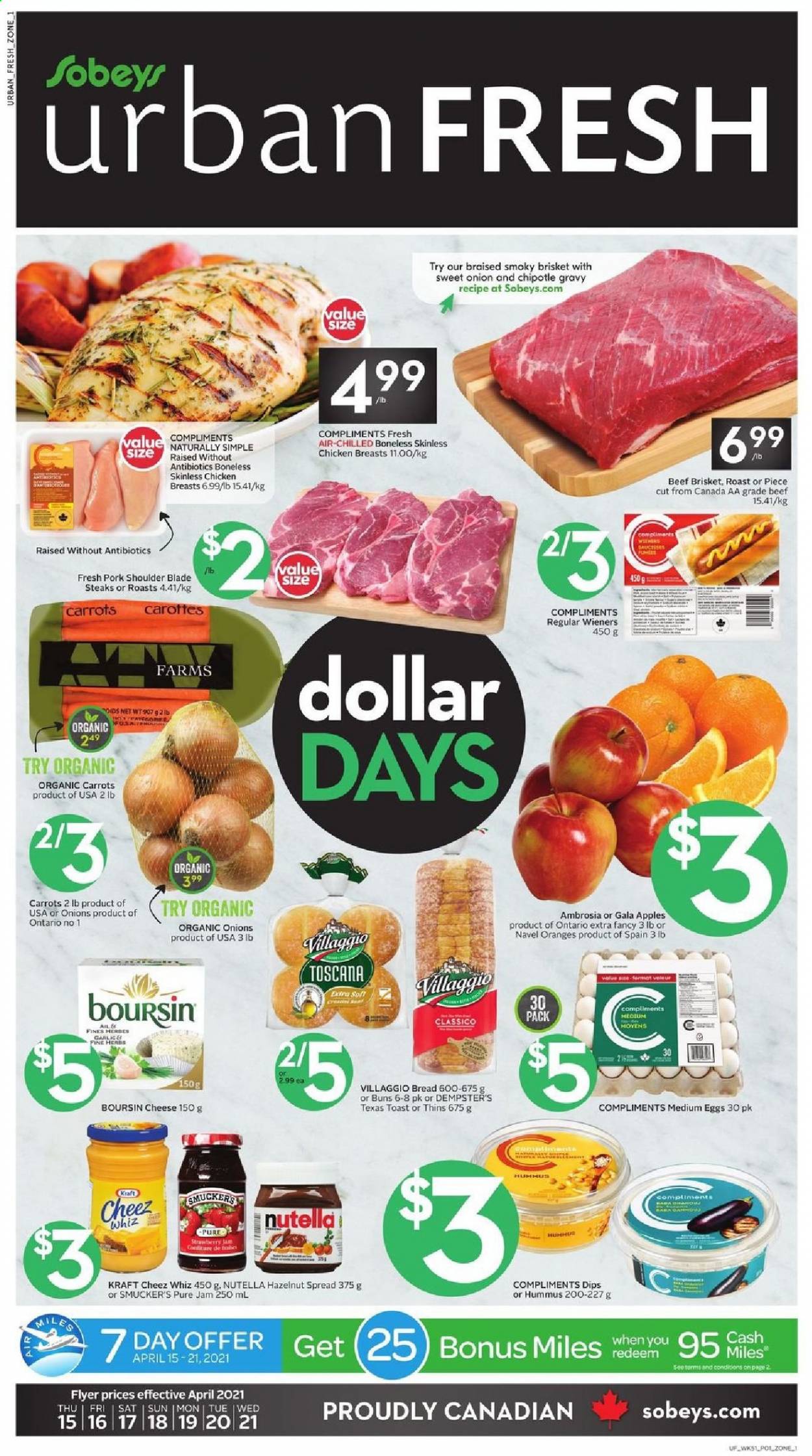 Sobeys Urban Fresh flyer - April 15, 2021 - April 21, 2021. Page 1