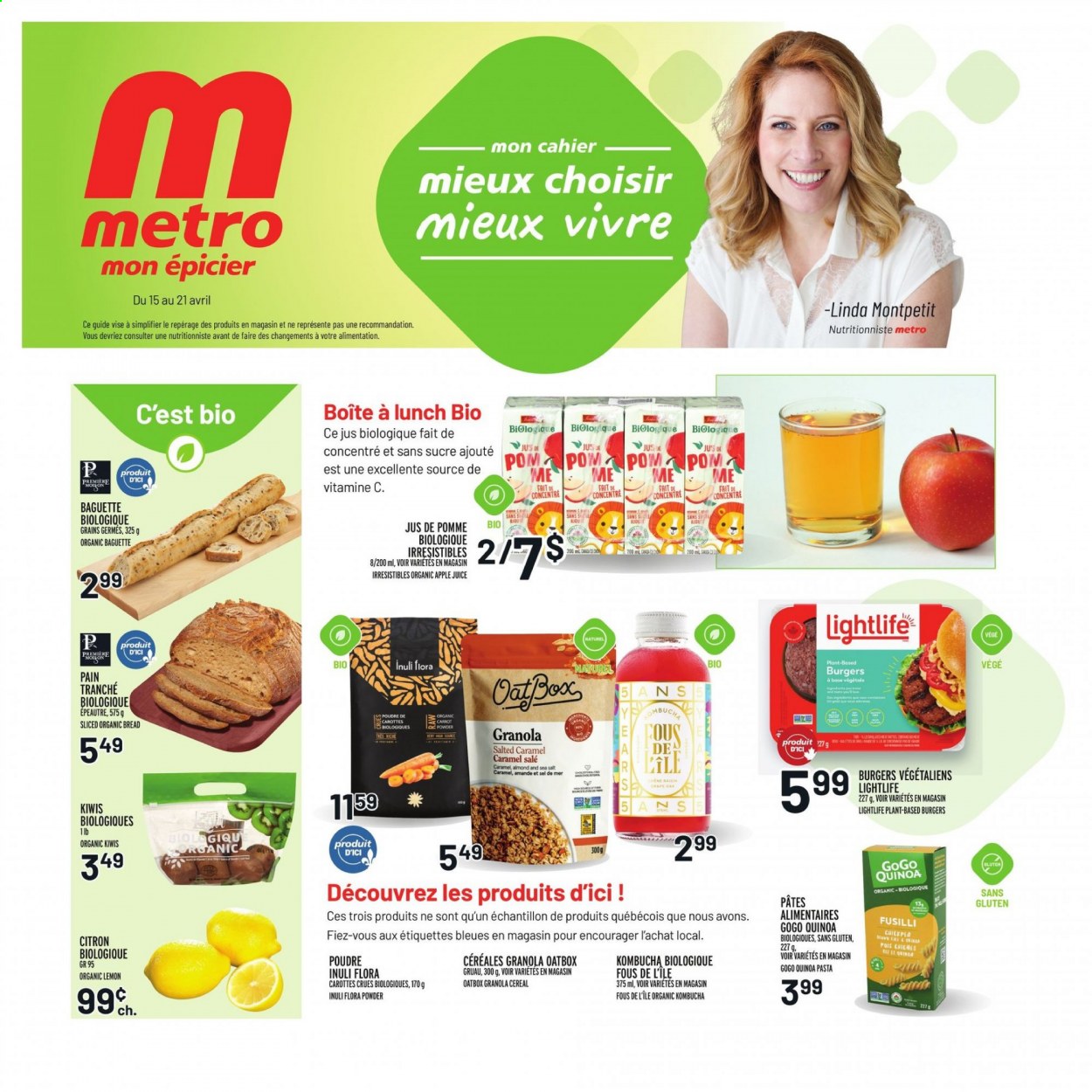 Metro flyer - April 15, 2021 - April 21, 2021. Page 1