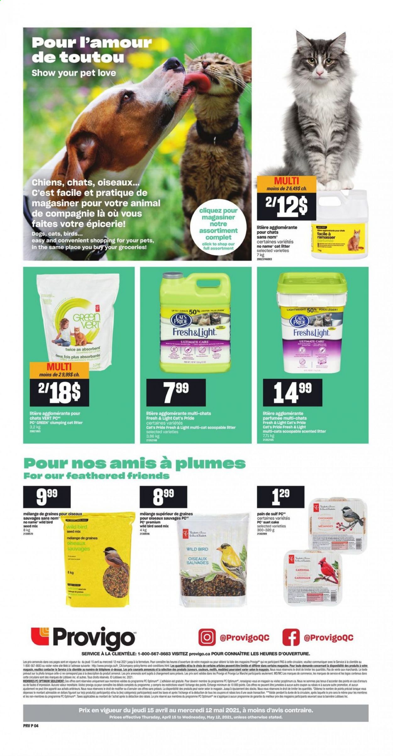 Provigo flyer - April 15, 2021 - May 12, 2021. Page 4