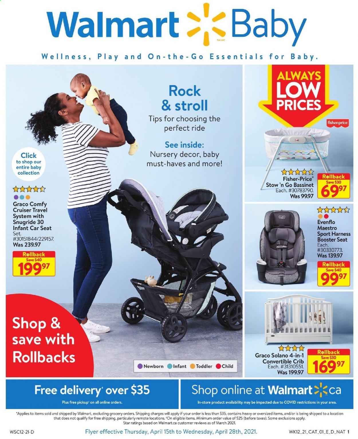 Walmart flyer - April 15, 2021 - April 28, 2021. Page 1
