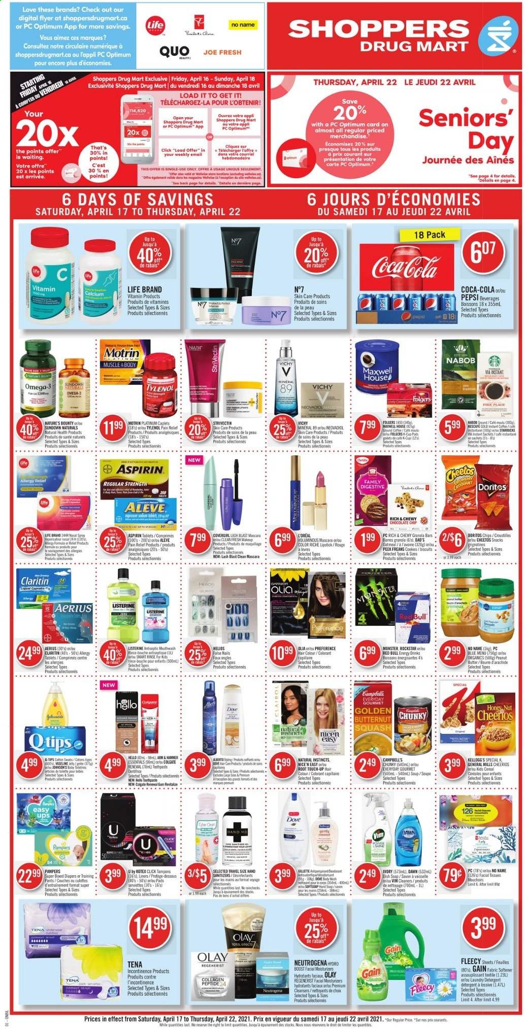 Shoppers Drug Mart flyer - April 17, 2021 - April 22, 2021. Page 1
