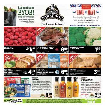 Farm Boy Flyer - April 22, 2021 - April 28, 2021.