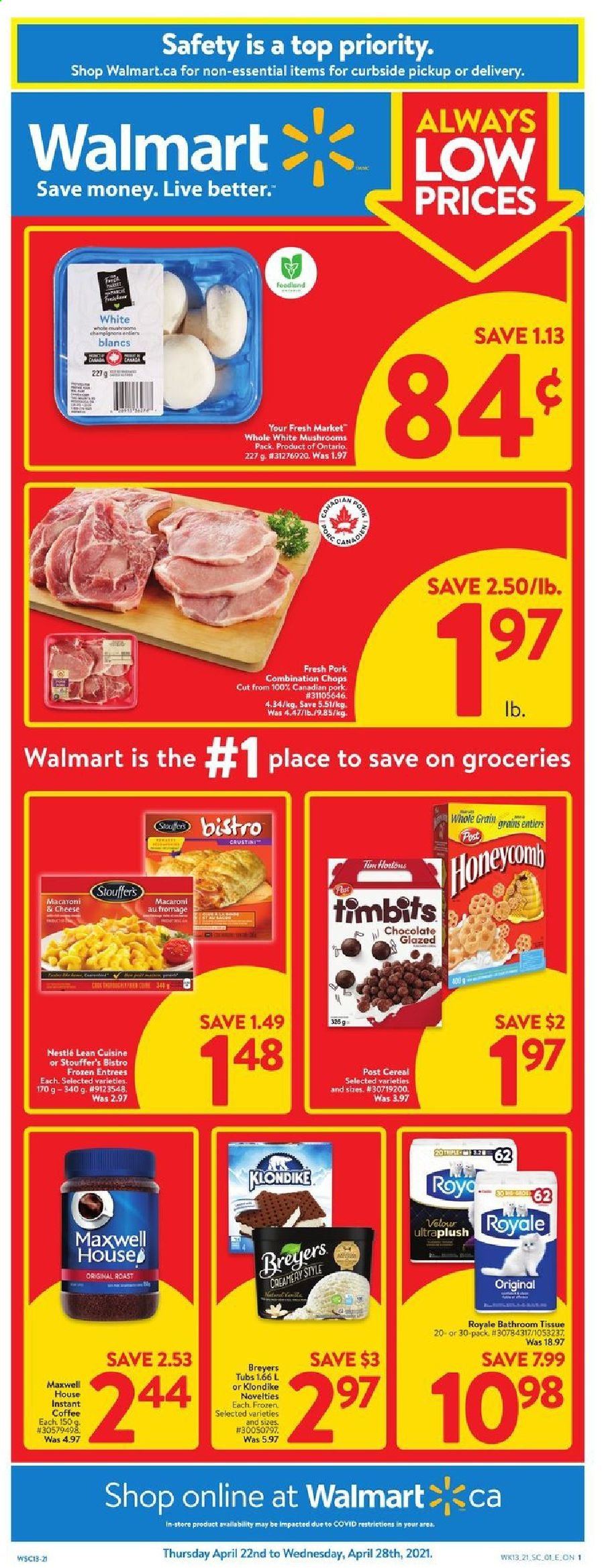 Walmart flyer - April 22, 2021 - April 28, 2021. Page 1