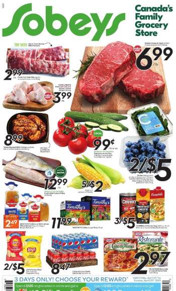 Circulaire Sobeys - 22 Avril 2021 - 28 Avril 2021.