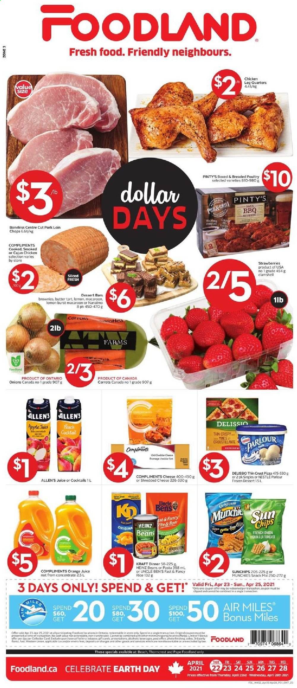 Foodland flyer - April 22, 2021 - April 28, 2021. Page 1