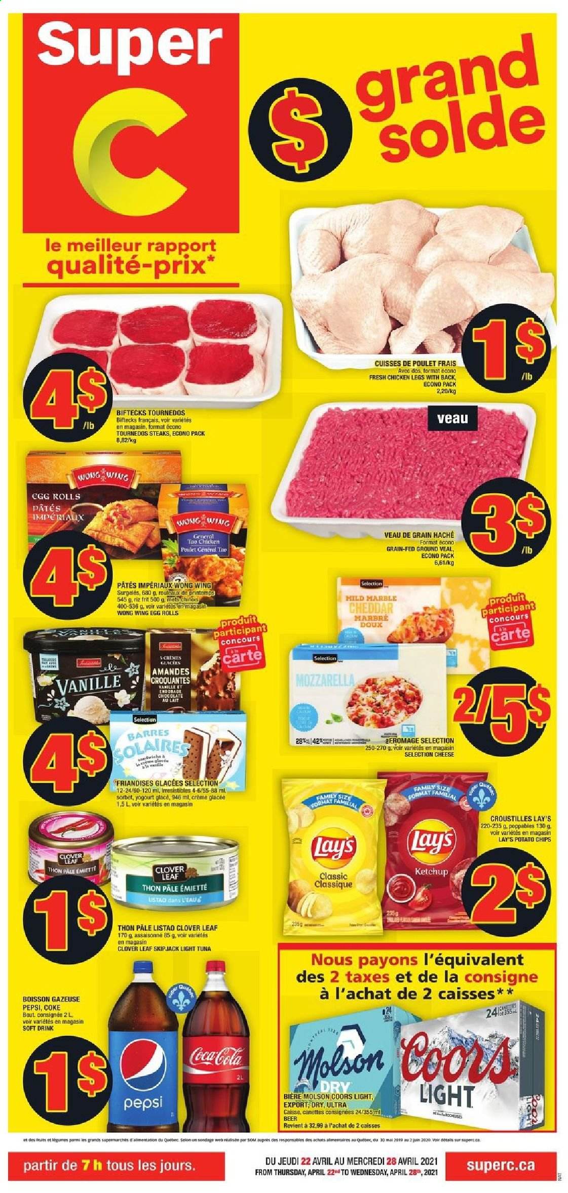 Super C flyer - April 22, 2021 - April 28, 2021. Page 1