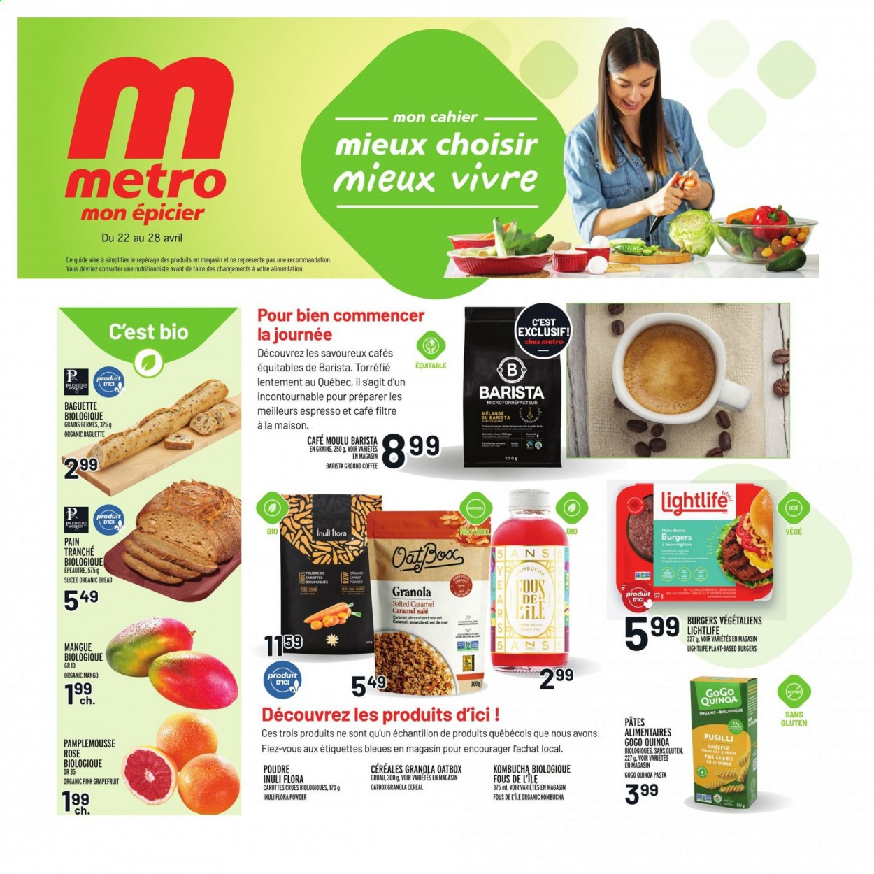 Metro flyer - April 22, 2021 - April 28, 2021. Page 1