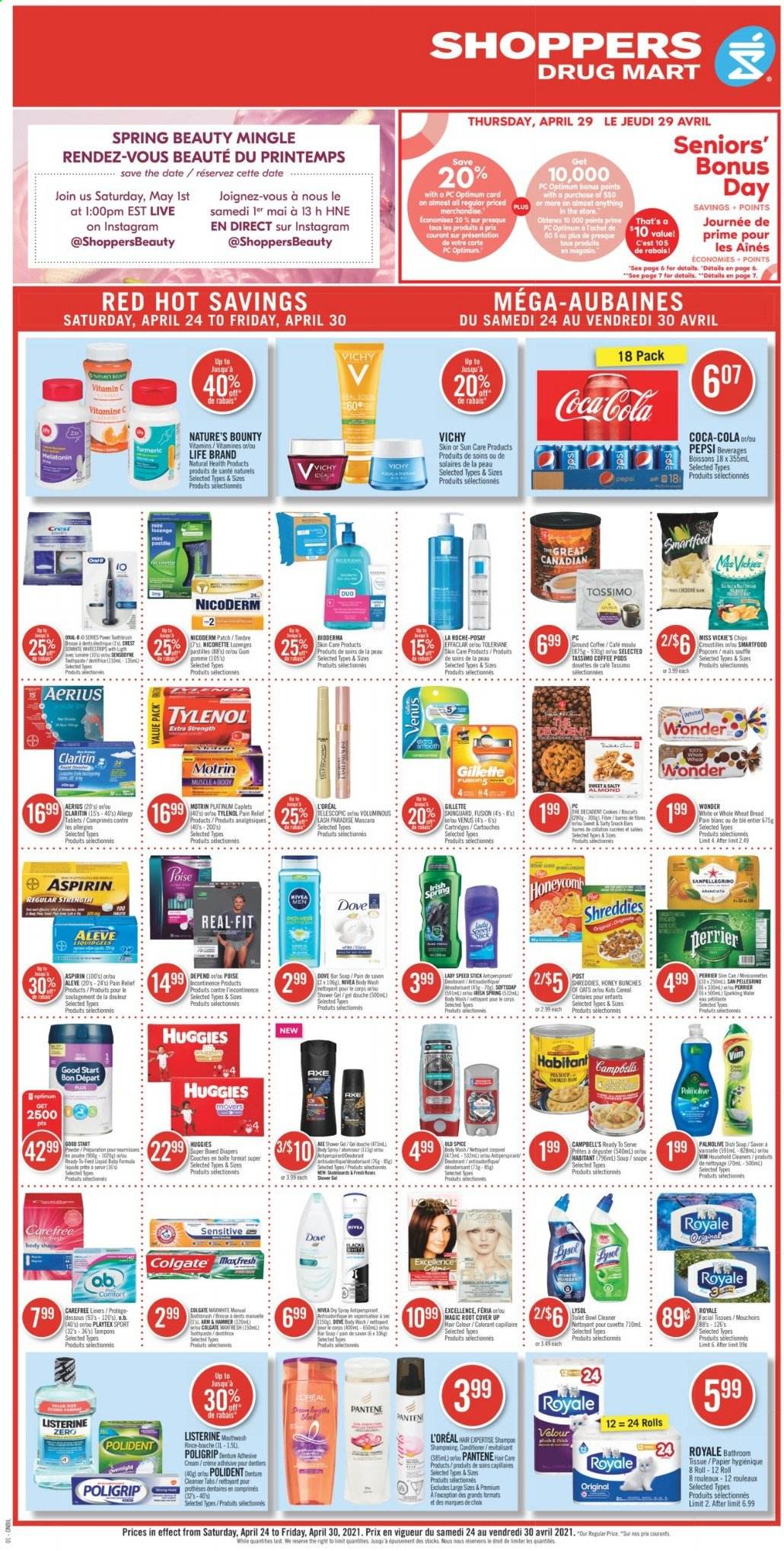 Shoppers Drug Mart flyer - April 24, 2021 - April 30, 2021. Page 1