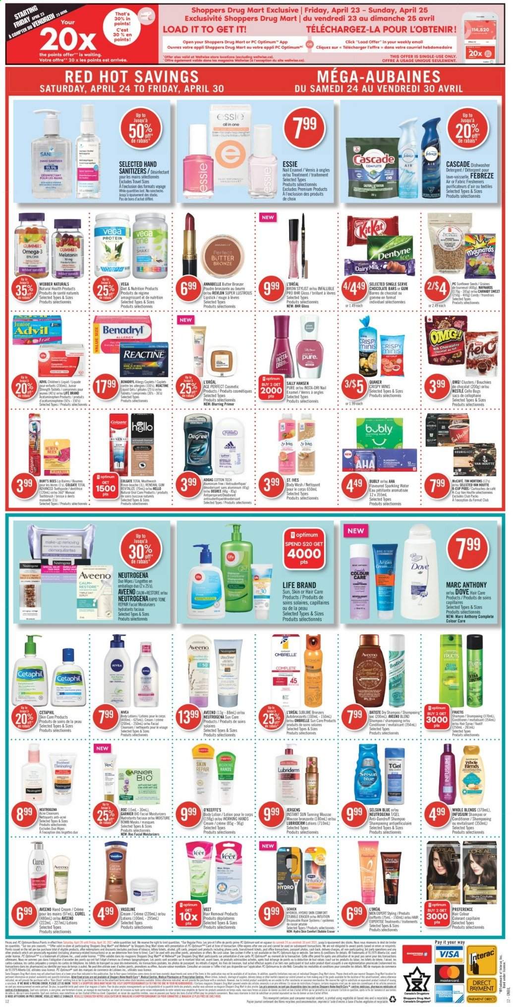 Shoppers Drug Mart flyer - April 24, 2021 - April 30, 2021. Page 12