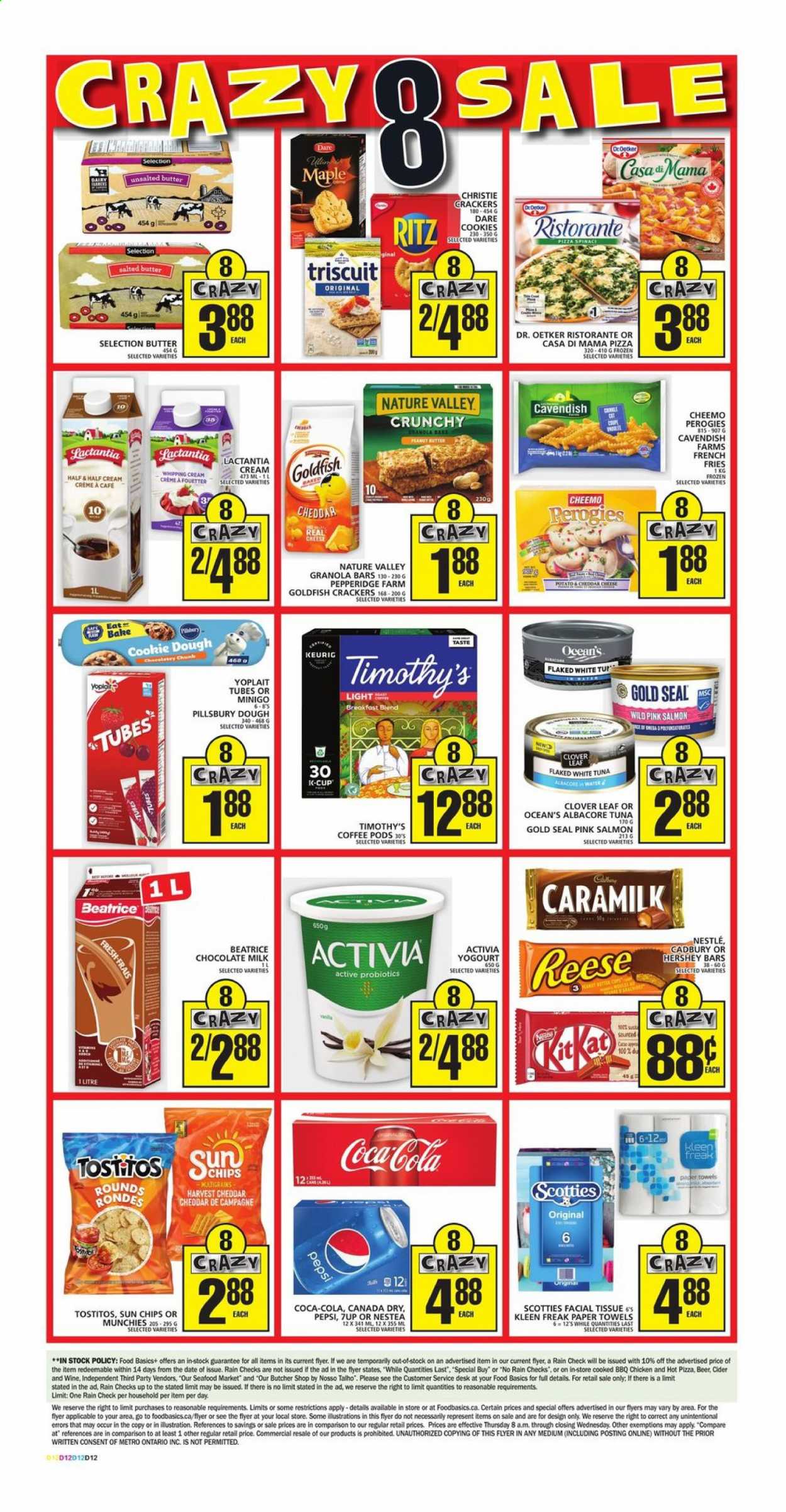 thumbnail - Circulaire Food Basics - 29 Avril 2021 - 05 Mai 2021 - Produits soldés - granola, Nestlé, chips, crackers, Pepsi, Activia, 7up. Page 4.