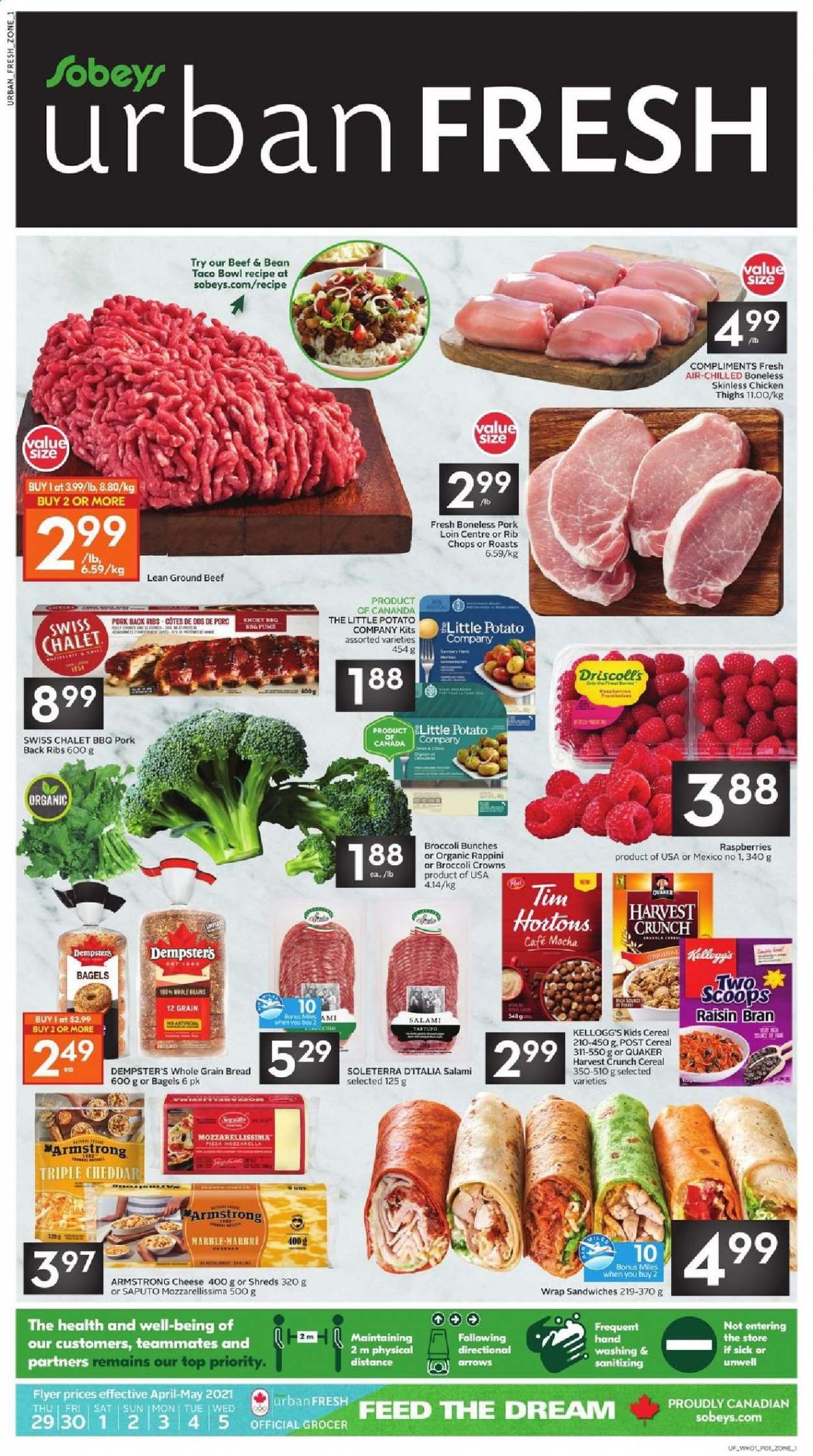 Sobeys Urban Fresh flyer - April 29, 2021 - May 05, 2021. Page 1