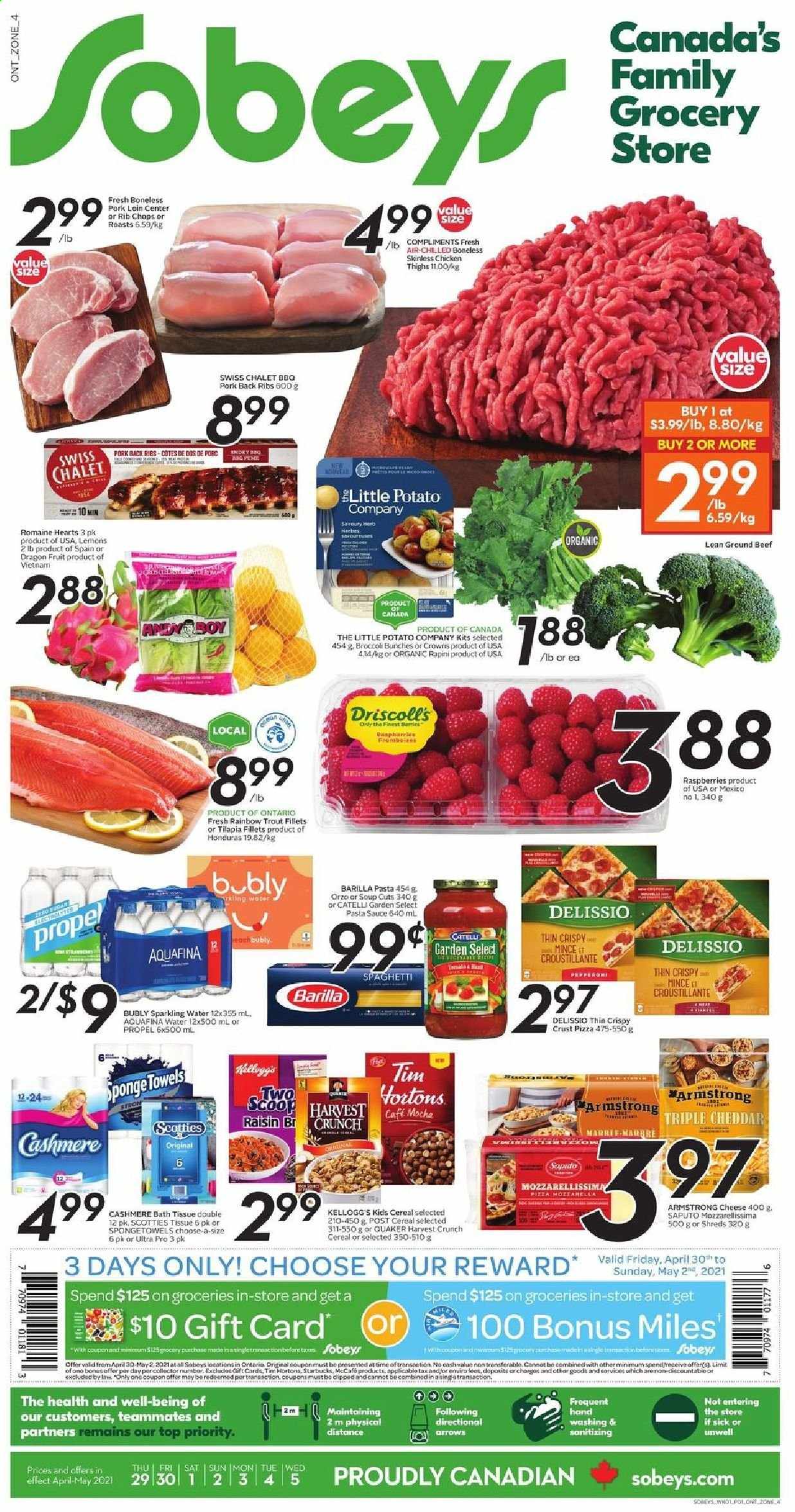 Sobeys flyer - April 29, 2021 - May 05, 2021. Page 1