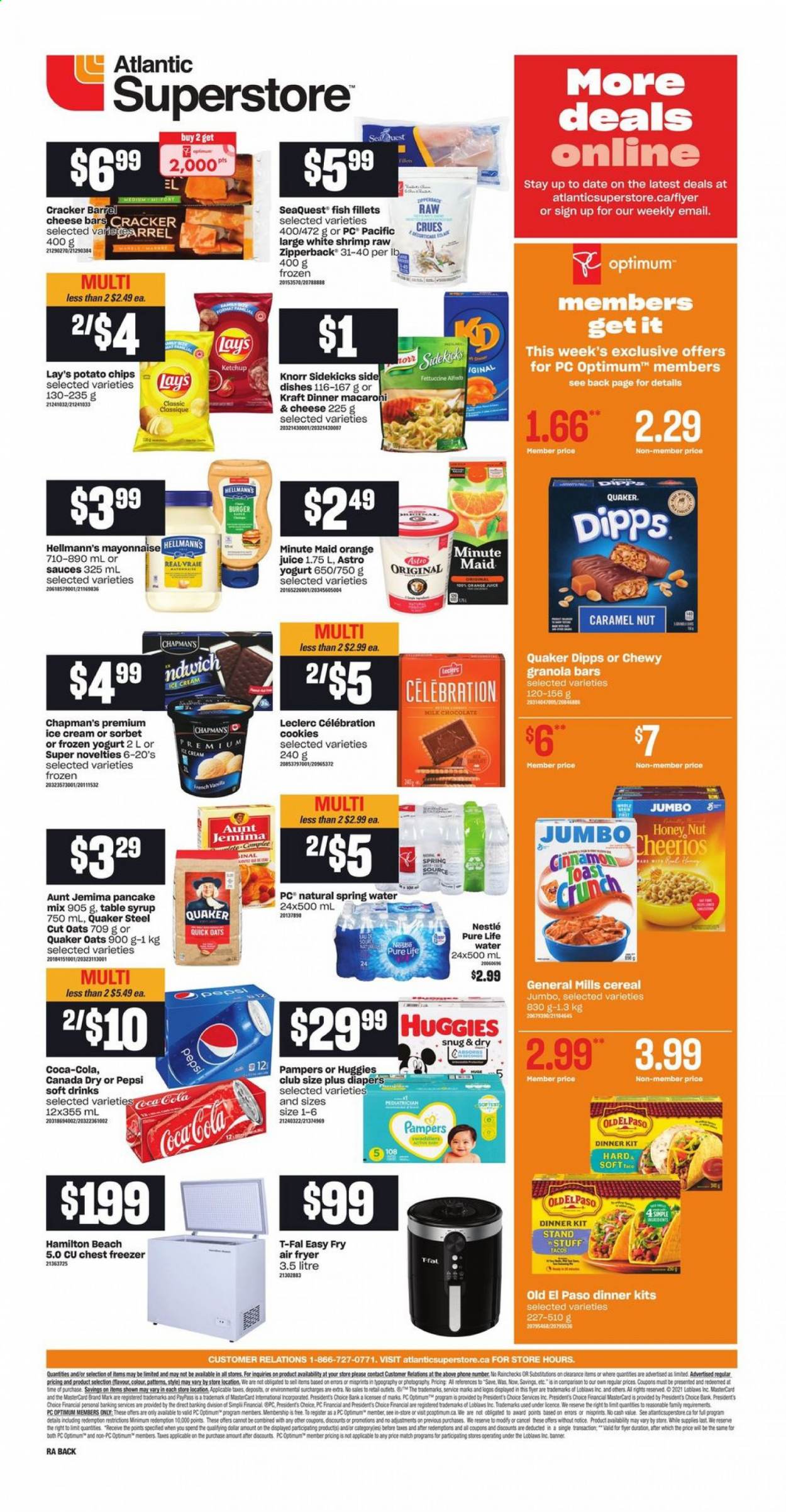 thumbnail - Circulaire Atlantic Superstore - 29 Avril 2021 - 05 Mai 2021 - Produits soldés - Knorr, granola, Nestlé, cookies, chips, Lay’s, Pepsi, Huggies, ketchup, Pampers. Page 2.