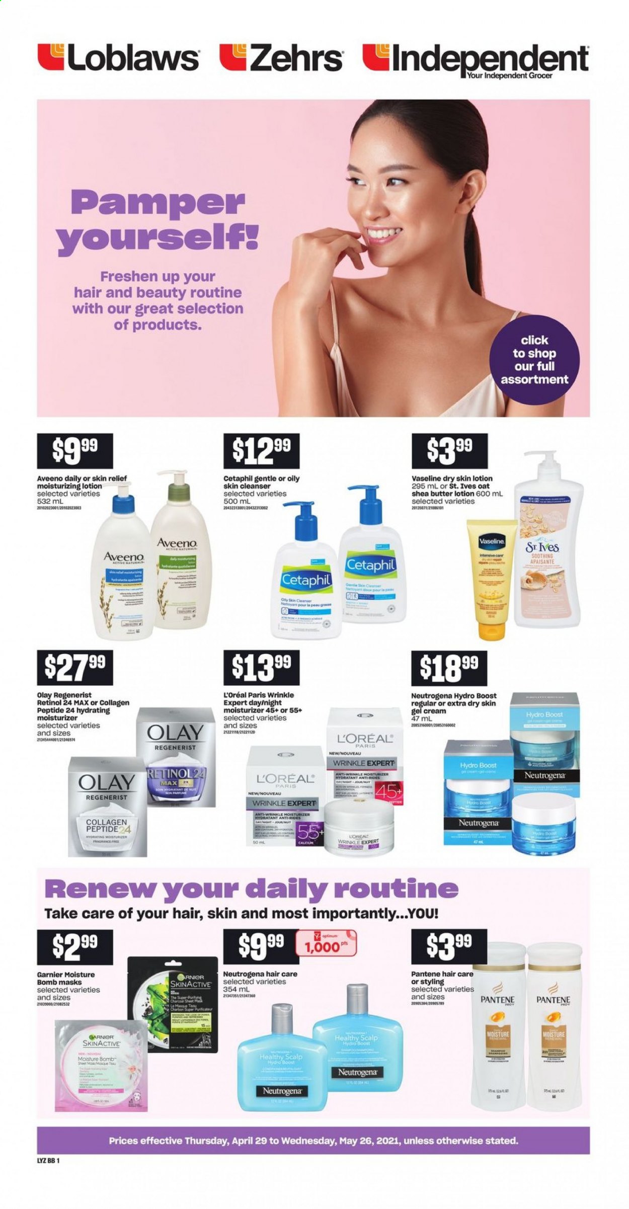 Loblaws flyer - April 29, 2021 - May 26, 2021. Page 1