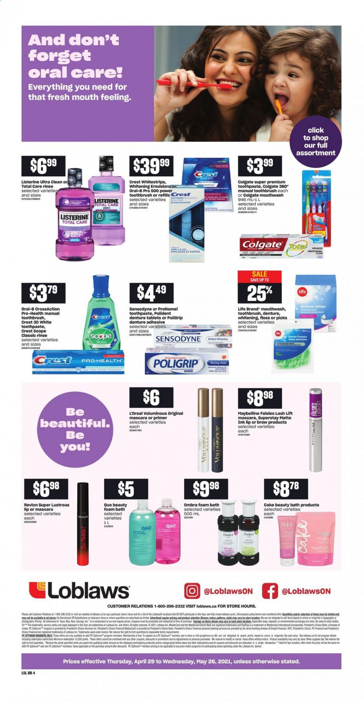 Loblaws flyer - April 29, 2021 - May 26, 2021. Page 4