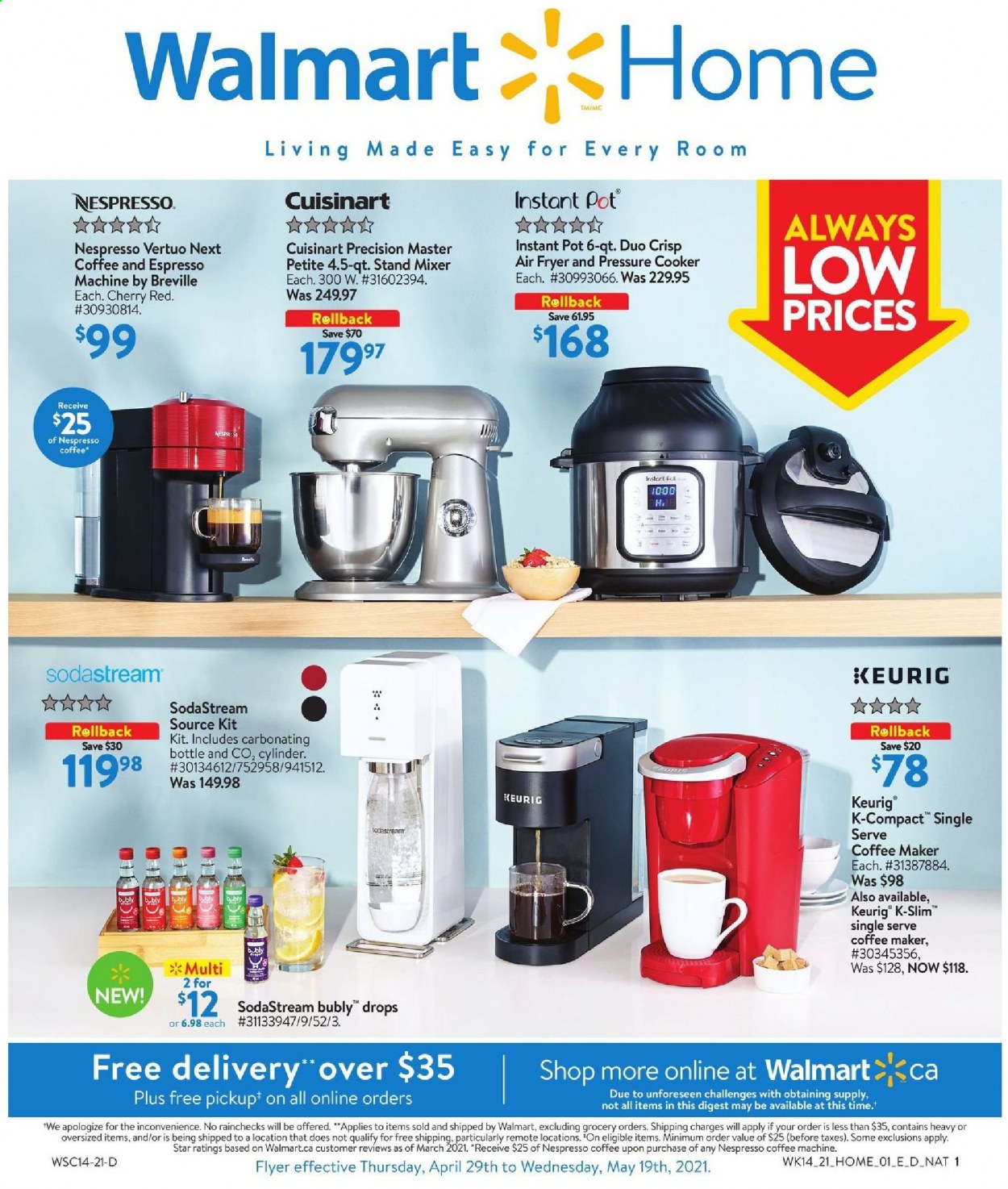 Walmart flyer - April 29, 2021 - May 19, 2021. Page 1