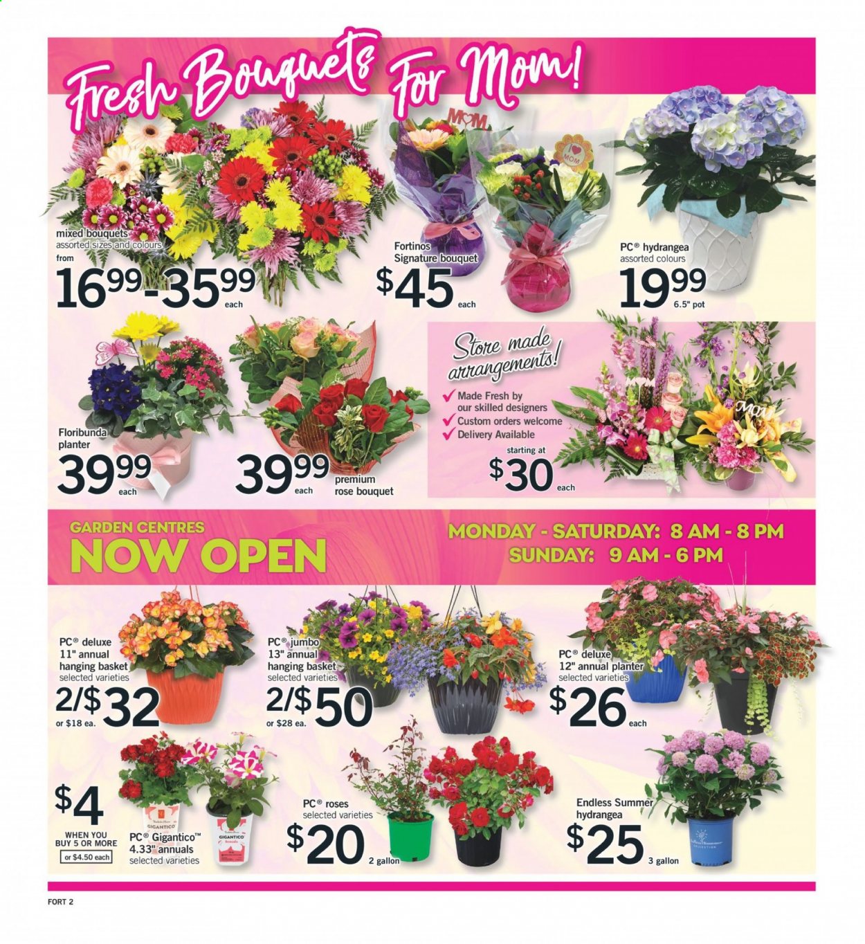 thumbnail - Fortinos Flyer - May 06, 2021 - May 12, 2021 - Sales products - wine, rosé wine, gallon, pot, bouquet, rose. Page 3.