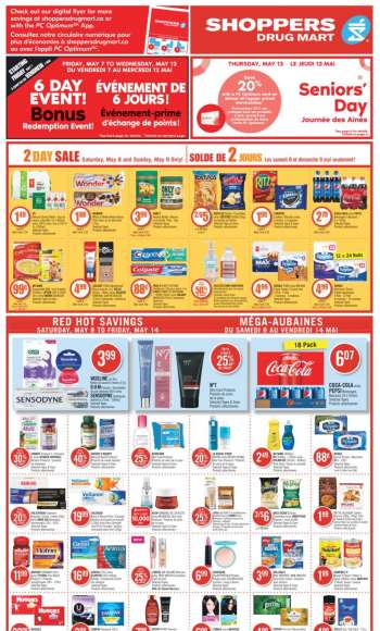 Shoppers Drug Mart Flyer - May 08, 2021 - May 14, 2021.