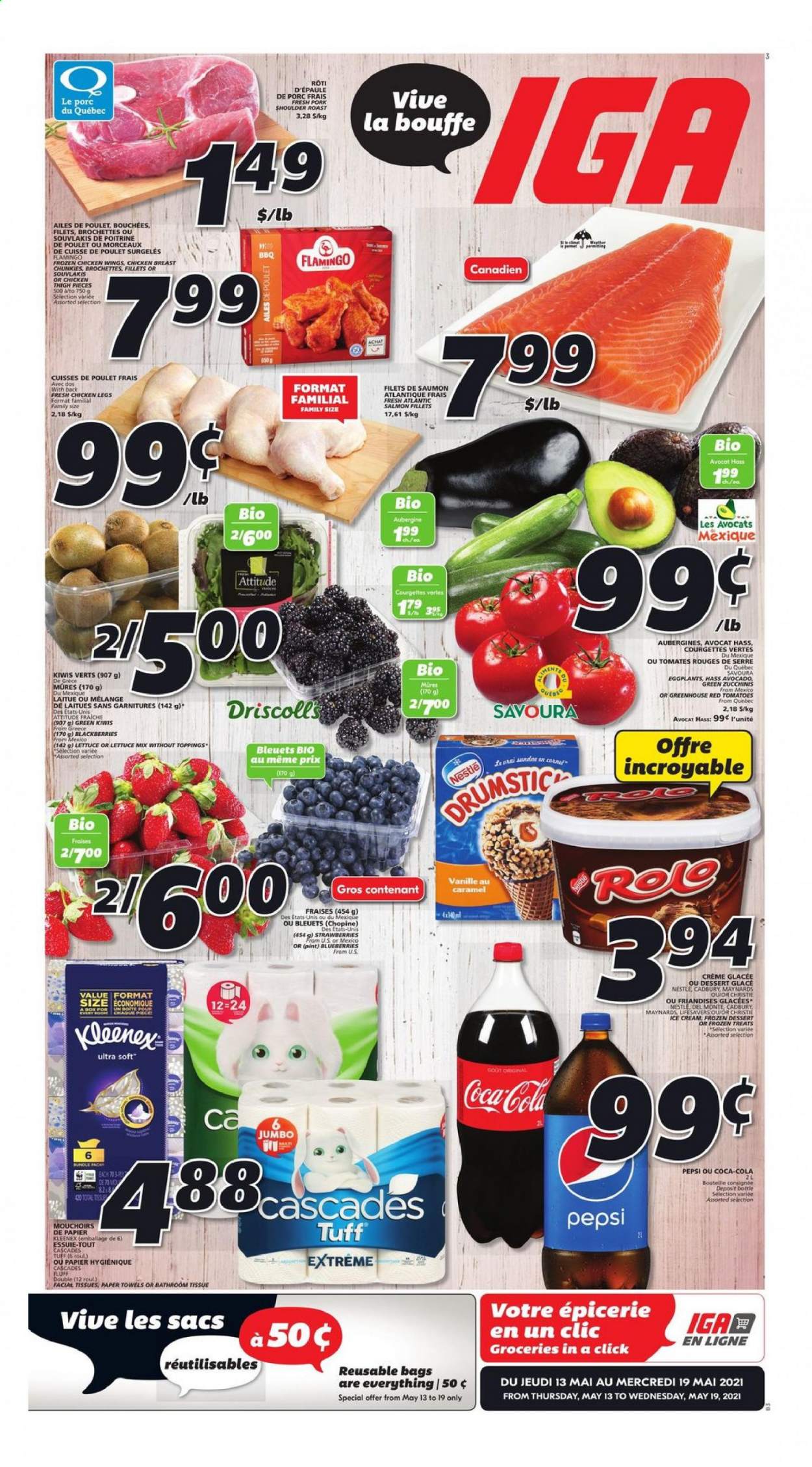 IGA flyer - May 13, 2021 - May 19, 2021. Page 1