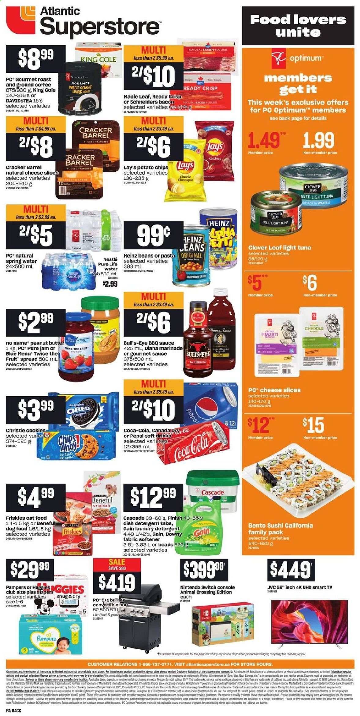 thumbnail - Circulaire Atlantic Superstore - 13 Mai 2021 - 19 Mai 2021 - Produits soldés - Nestlé, cookies, chips, Lay’s, Pepsi, Purina, Finish, Friskies, sushi, ketchup, Pampers, détergent. Page 2.