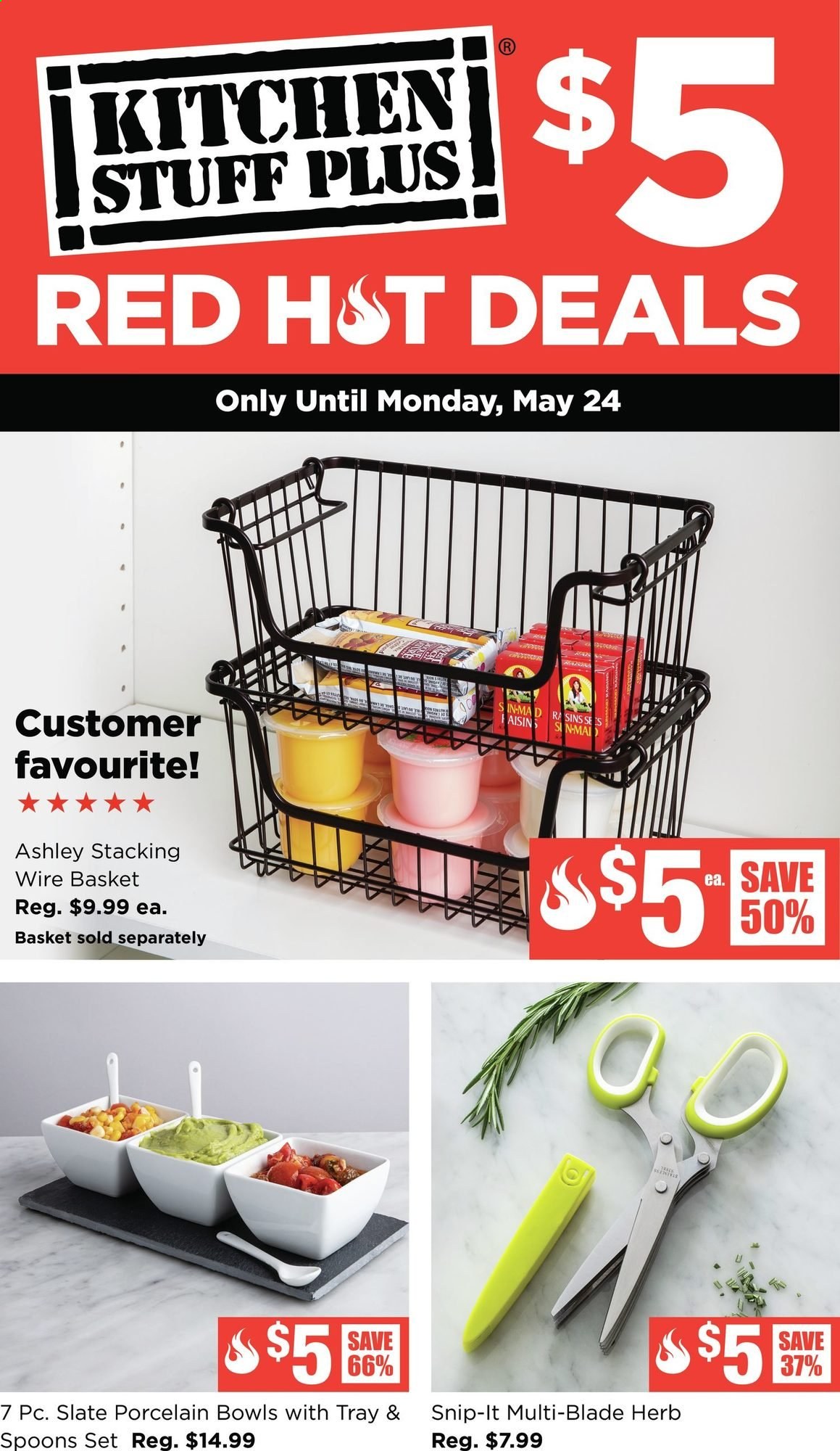 thumbnail - Kitchen Stuff Plus Flyer - May 17, 2021 - May 24, 2021 - Sales products - spoon. Page 1.
