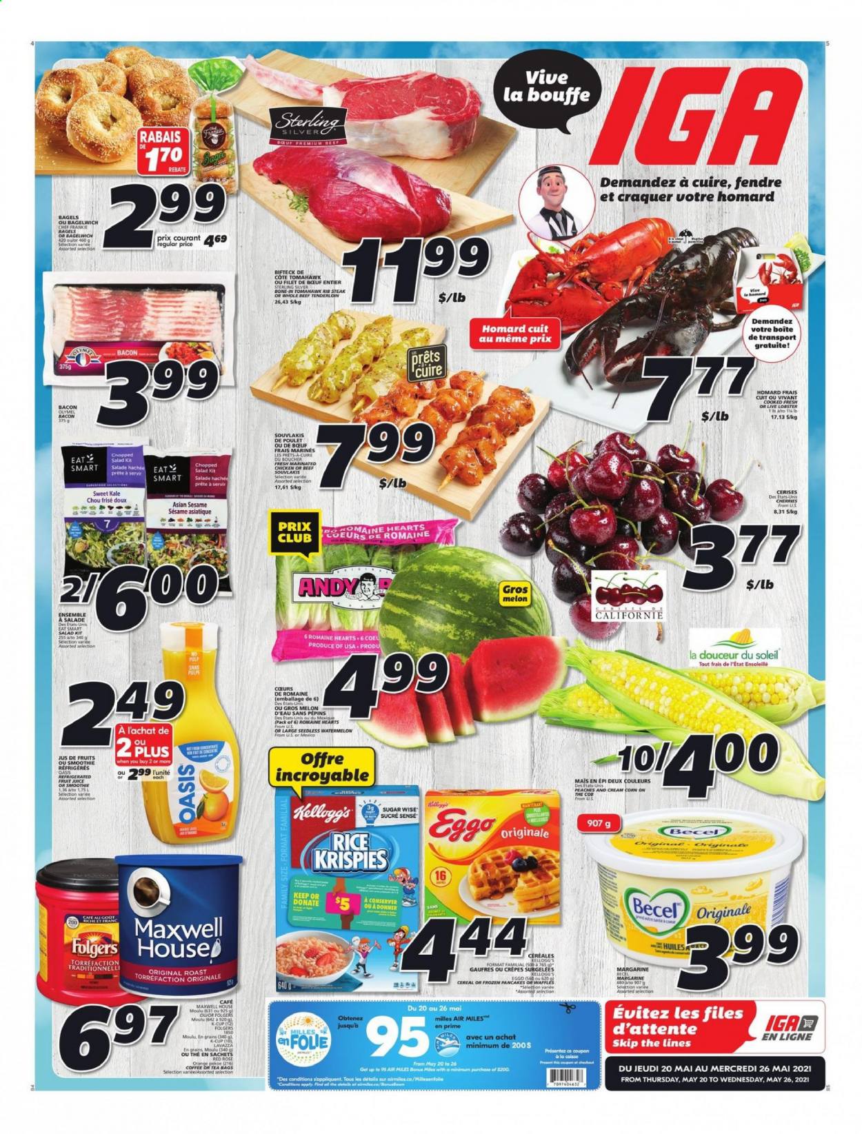 IGA flyer - May 20, 2021 - May 26, 2021. Page 1