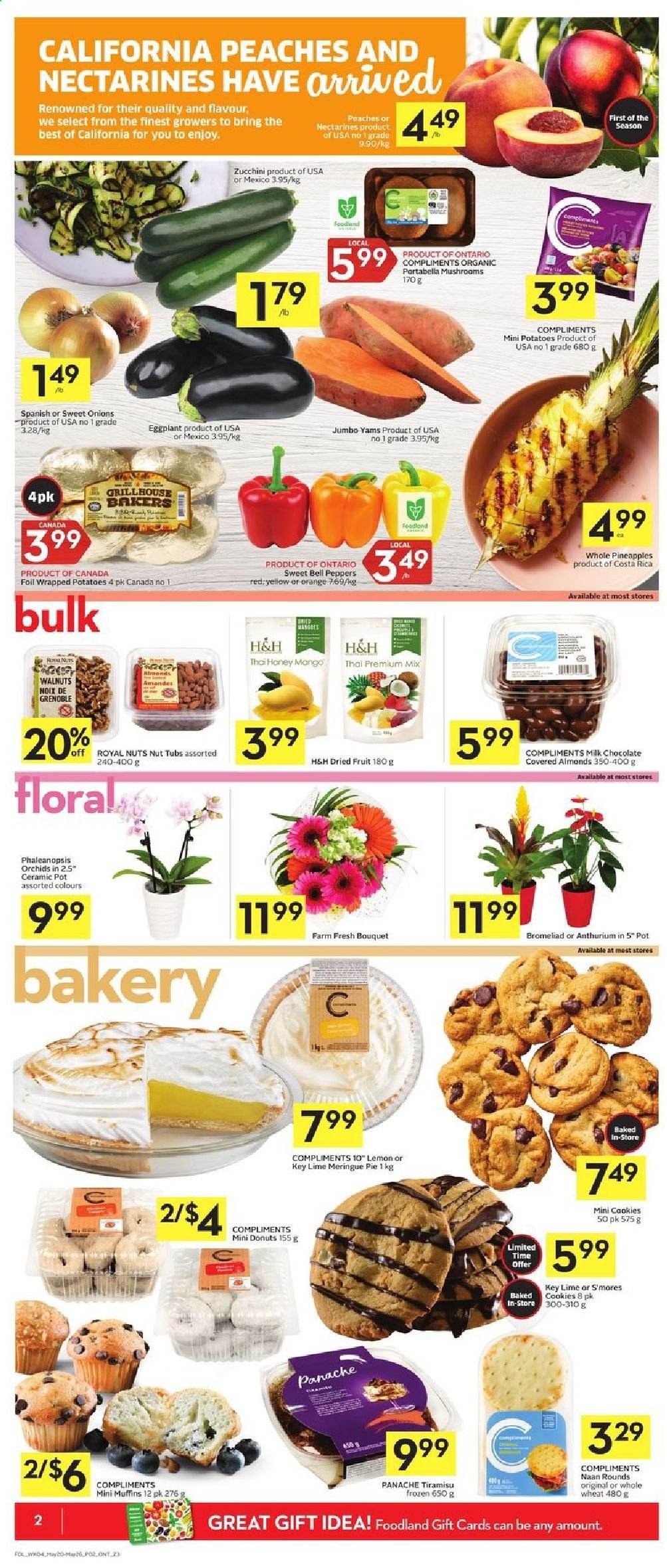 thumbnail - Circulaire Foodland - 20 Mai 2021 - 26 Mai 2021 - Produits soldés - nectarine, cookies, amandes. Page 2.