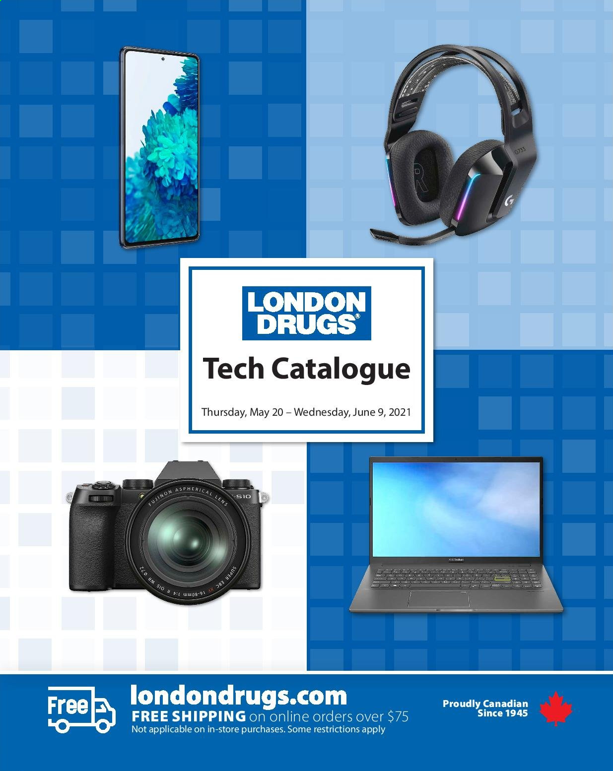 thumbnail - London Drugs Flyer - May 20, 2021 - June 09, 2021 - Sales products - lens. Page 1.