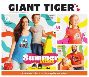 Giant Tiger Flyer - May 19, 2021 - July 01, 2021.