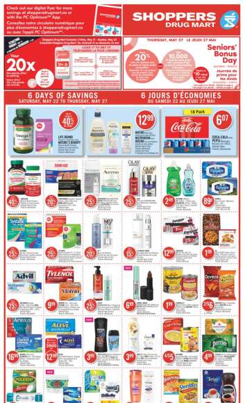 Shoppers Drug Mart Flyer - May 22, 2021 - May 27, 2021.