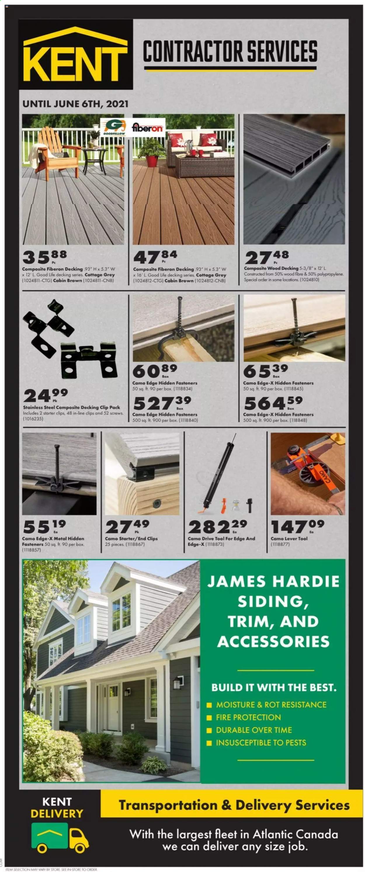 thumbnail - Kent Flyer - May 12, 2021 - June 06, 2021 - Sales products - Good Life, siding, starter. Page 1.