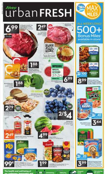 Sobeys Urban Fresh Flyer - May 27, 2021 - June 02, 2021.