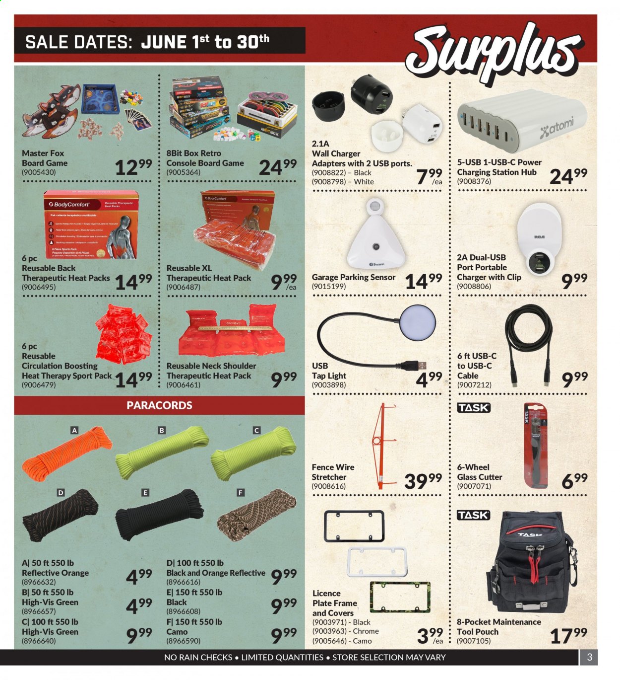 thumbnail - Princess Auto Flyer - June 01, 2021 - June 30, 2021 - Sales products - cutter, glass cutter. Page 3.