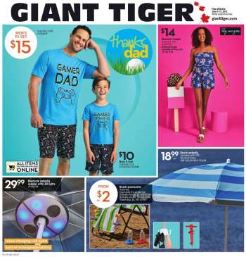 Circulaire Giant Tiger - 09 Juin 2021 - 15 Juin 2021.