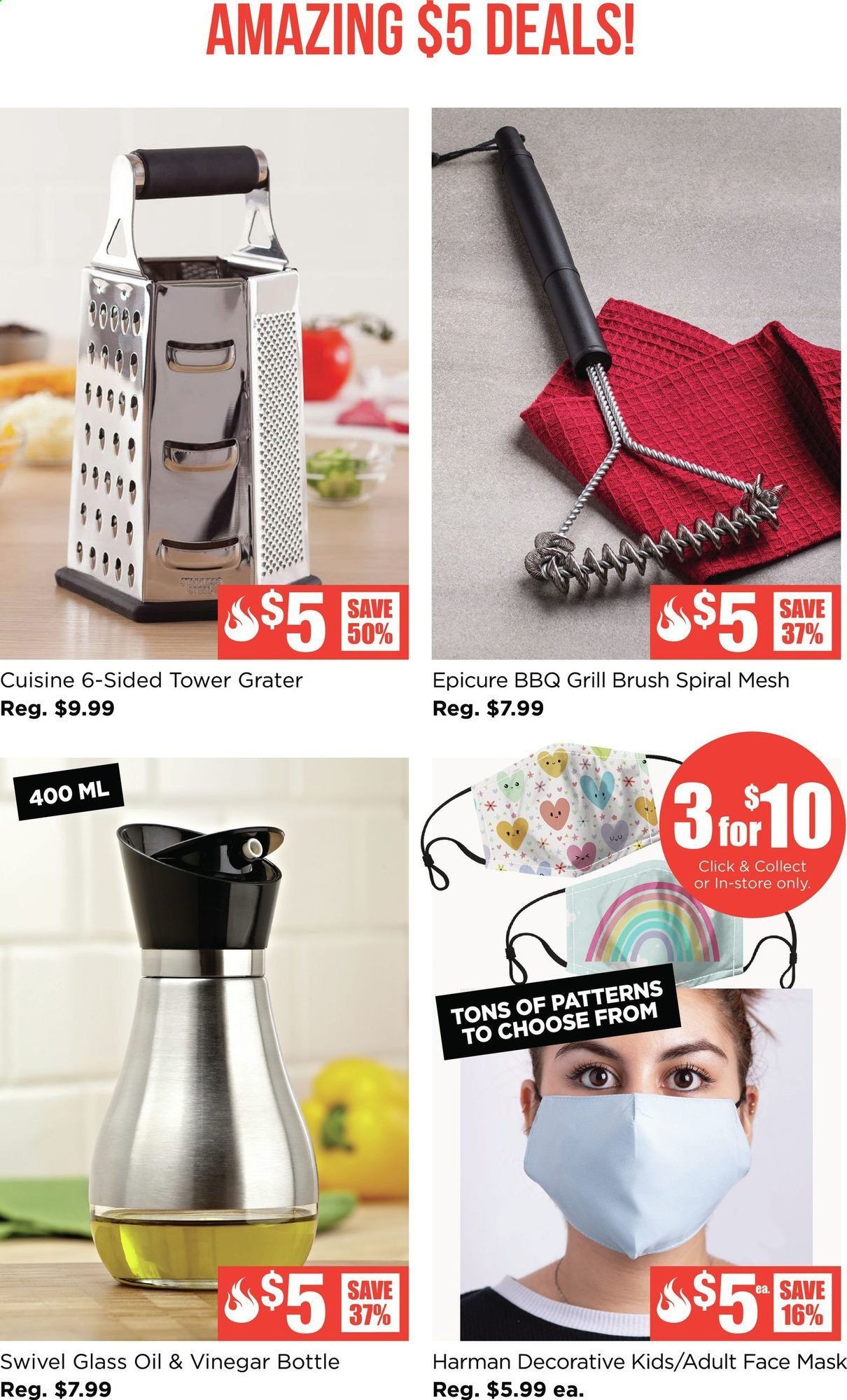 thumbnail - Kitchen Stuff Plus Flyer - June 14, 2021 - June 20, 2021 - Sales products - brush, handy grater. Page 5.